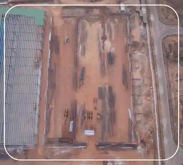 Steel Structure Progress: 