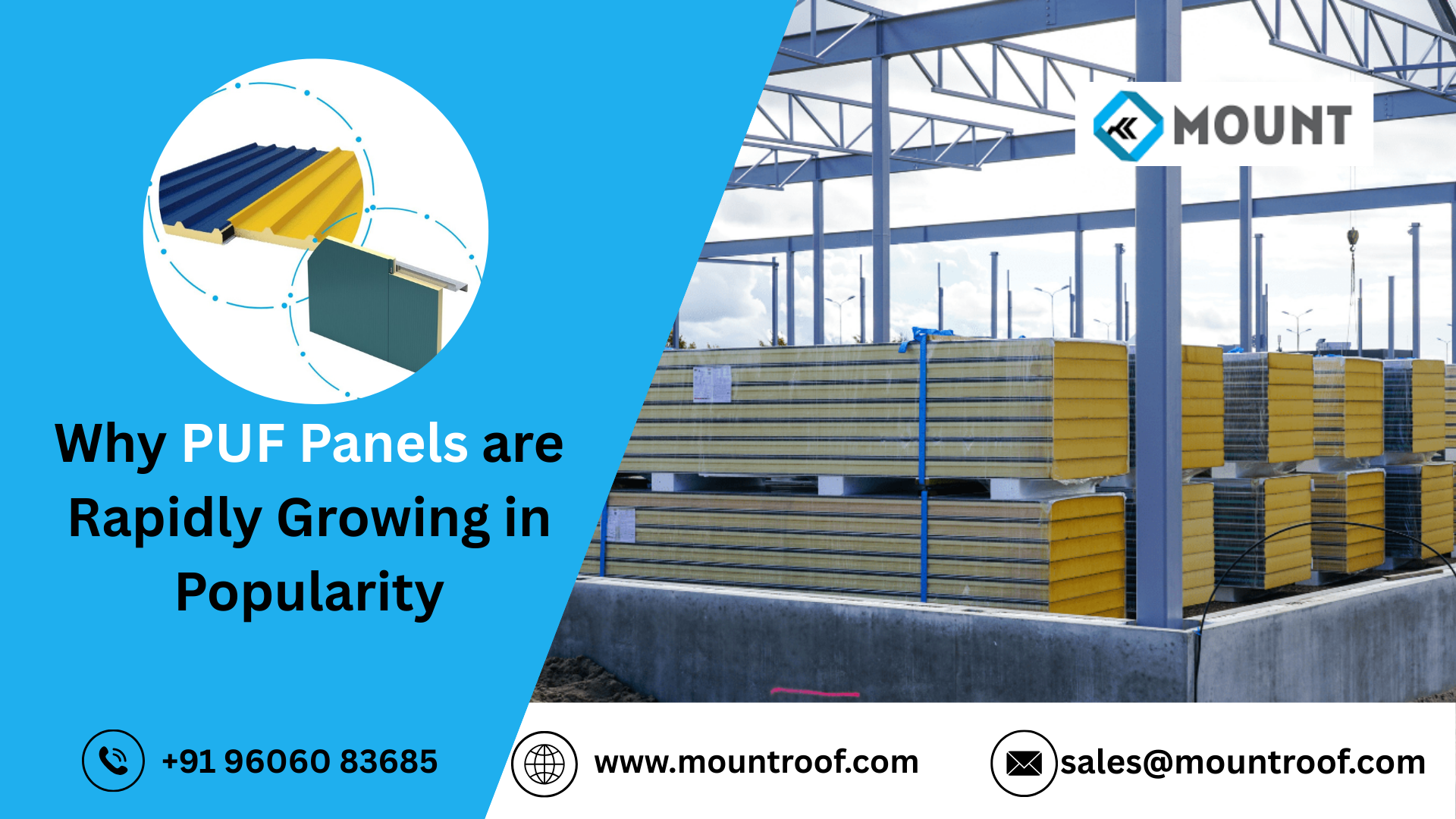PUF sandwich roofing panel supplier in India