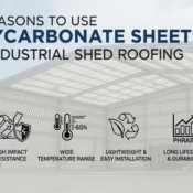 Polycarbonate Sheets for Industrial Shed Roofing