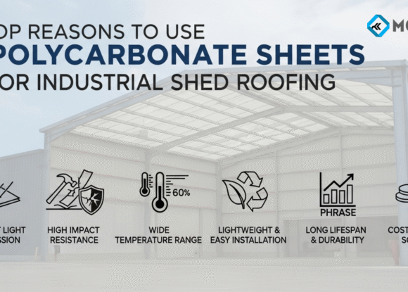 Top Reasons to Use Polycarbonate Sheets for Industrial Shed Roofing