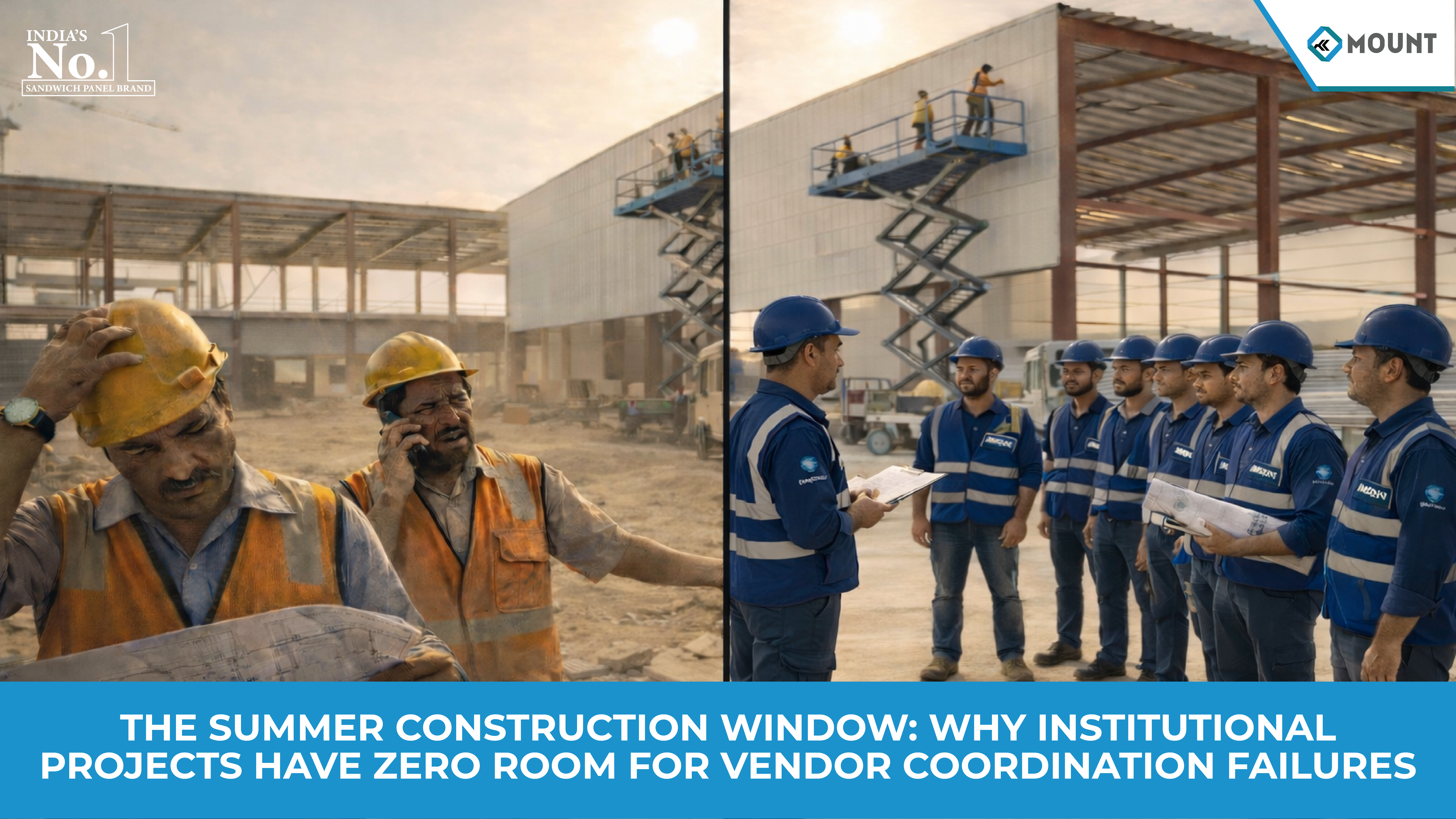 The Summer Construction Window: Why Institutional Projects Have Zero Room for Vendor Coordination Failures
