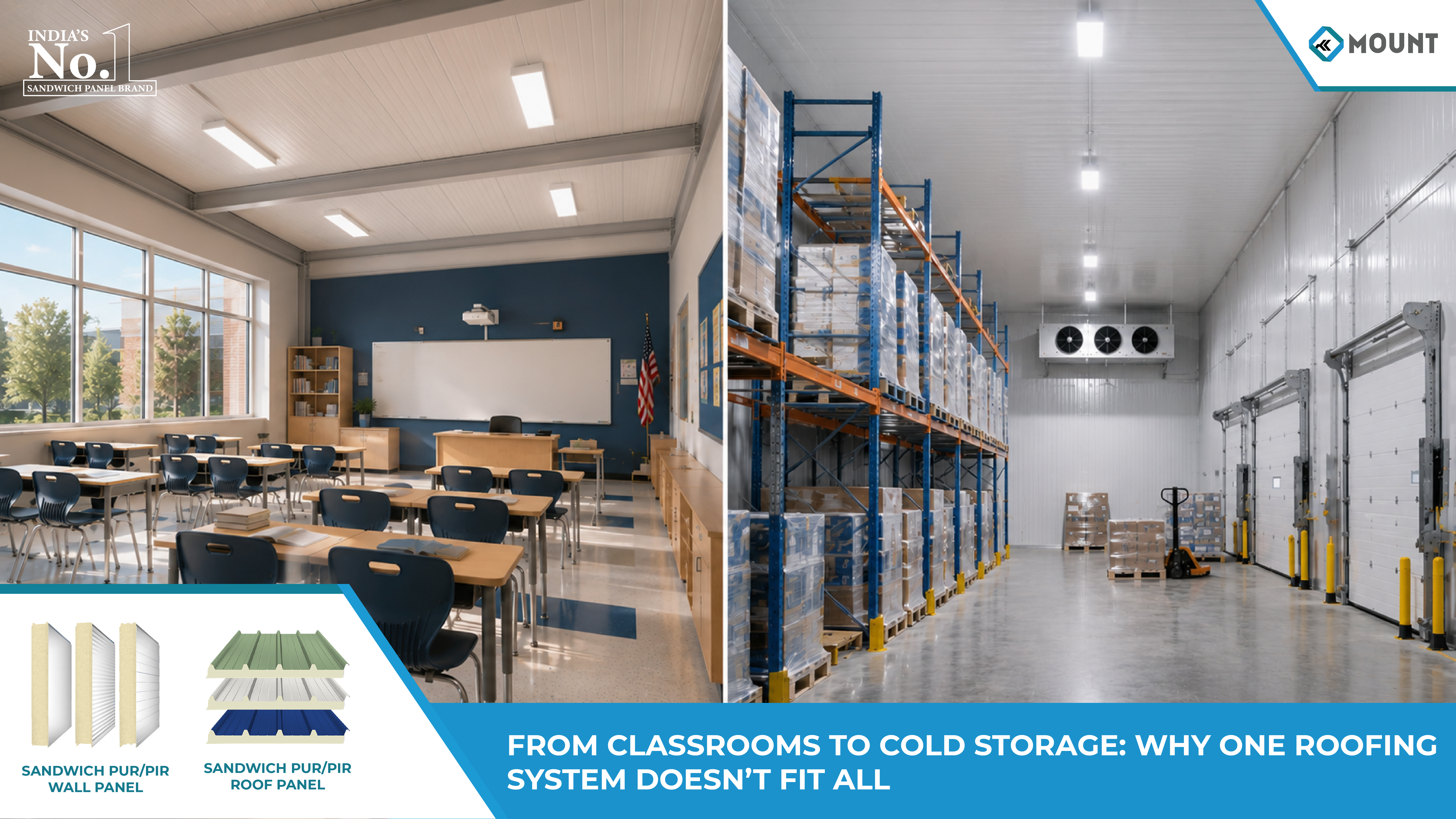 From Classrooms to Cold Storage: Why One Panel System Doesn’t Fit All