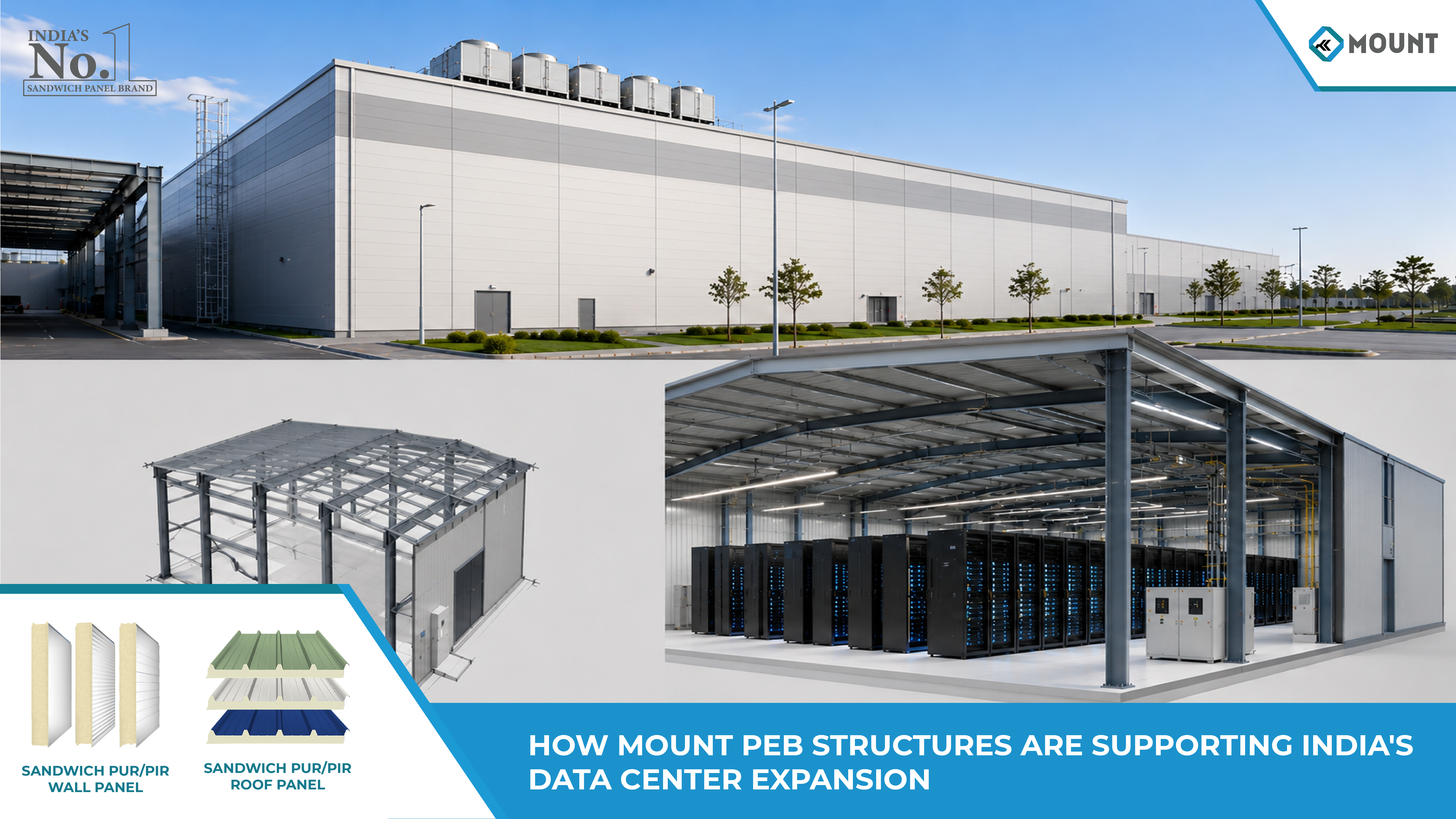 How Mount PEB Structures Are Supporting India’s Data Center Expansion