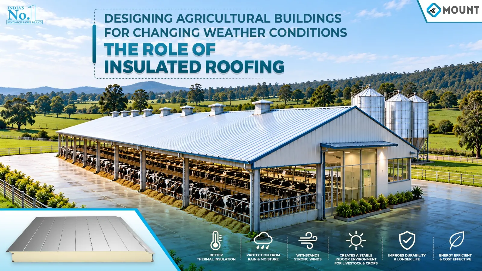 Designing Agricultural Buildings for Changing Weather Conditions: The Role of Insulated Roofing