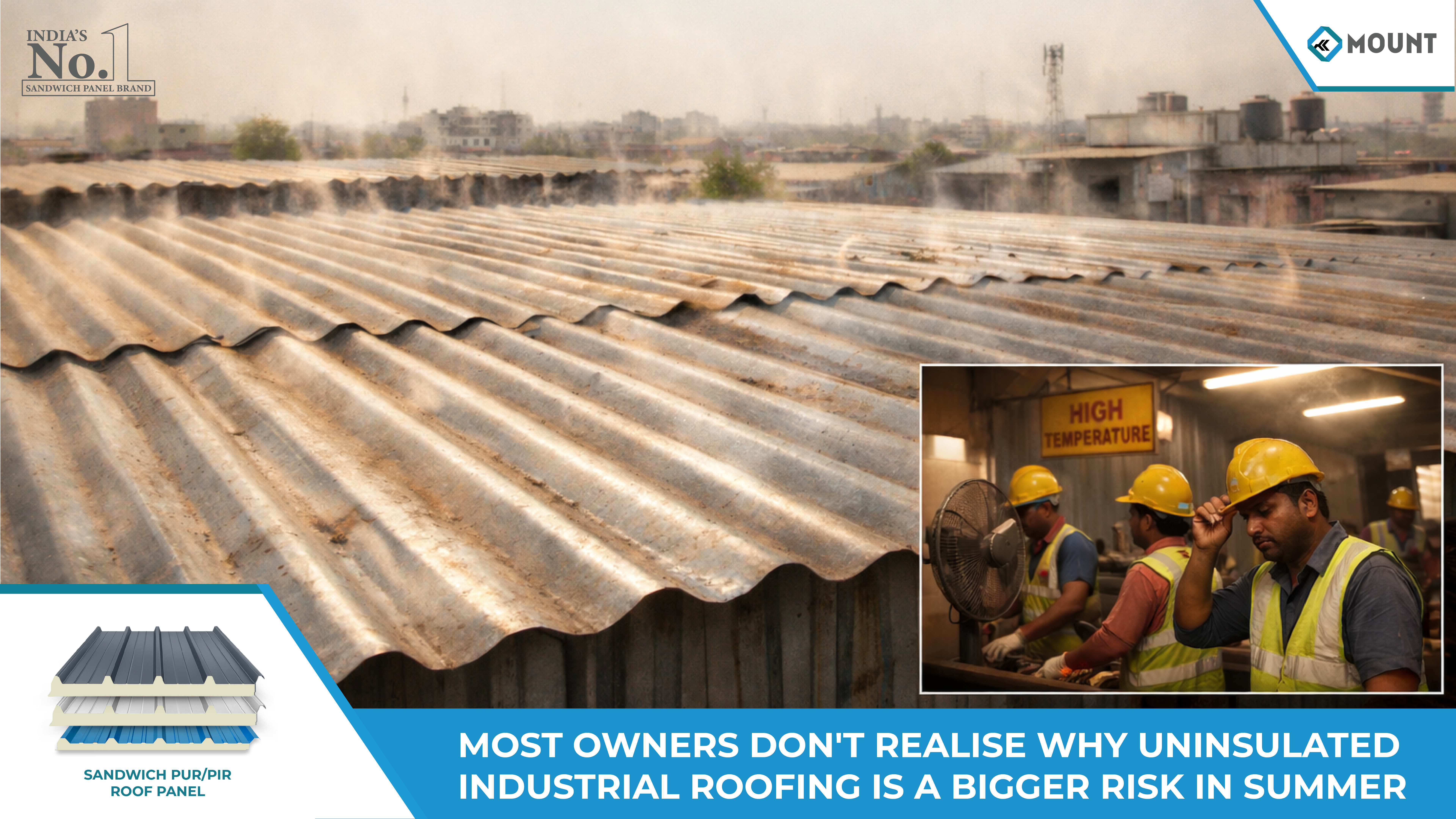 Most Owners Don’t Realise Why Uninsulated Industrial Roofing Is a Bigger Risk in Summer