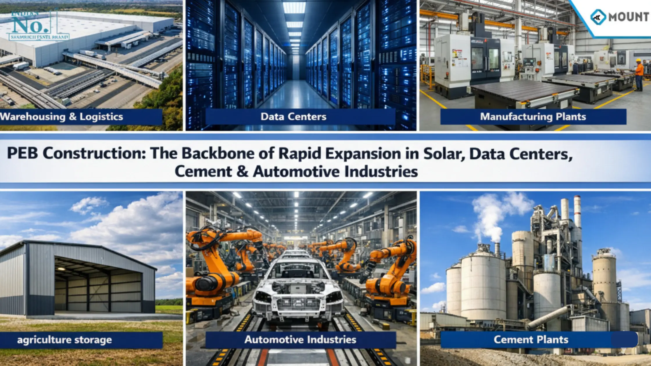 PEB Construction: The Backbone of Rapid Expansion in Solar, Data Centers, Cement & Automotive Industries