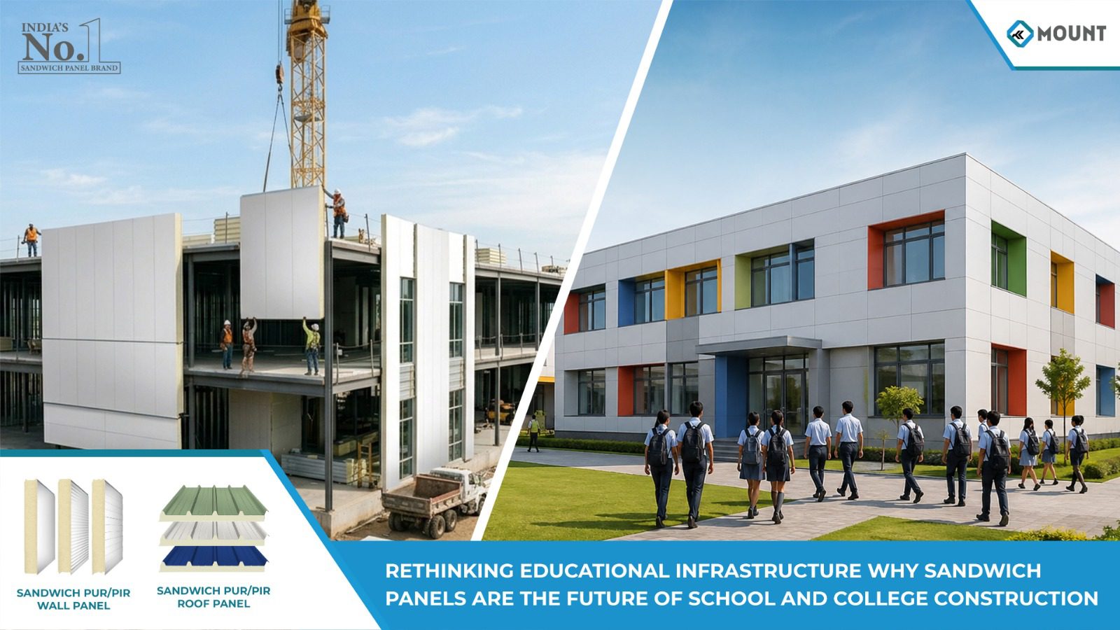 Rethinking Educational Infrastructure: Why Sandwich Panels Are the Future of School and College Construction