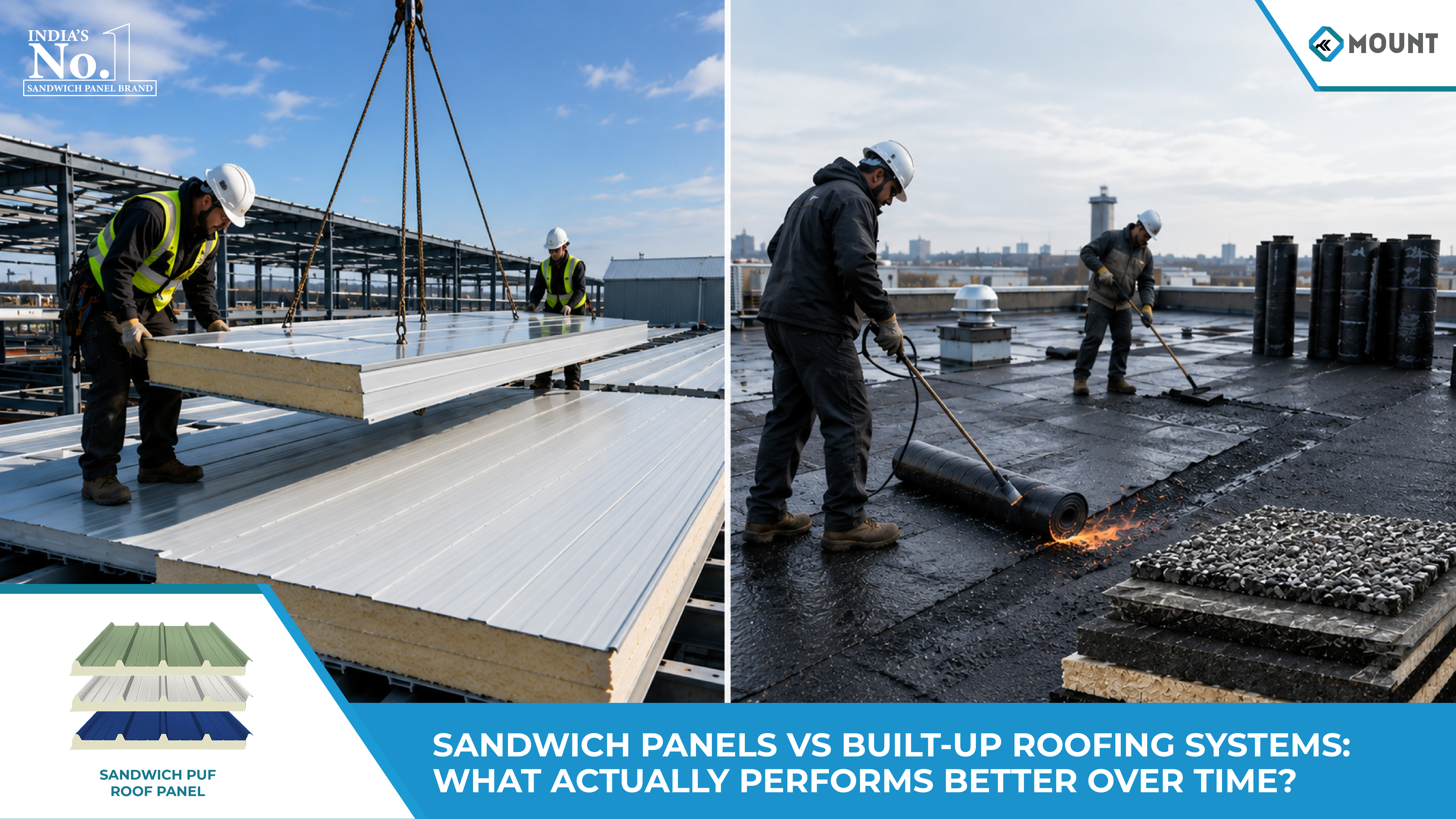 Sandwich Panels vs Built-Up Roofing Systems: What Actually Performs Better Over Time?