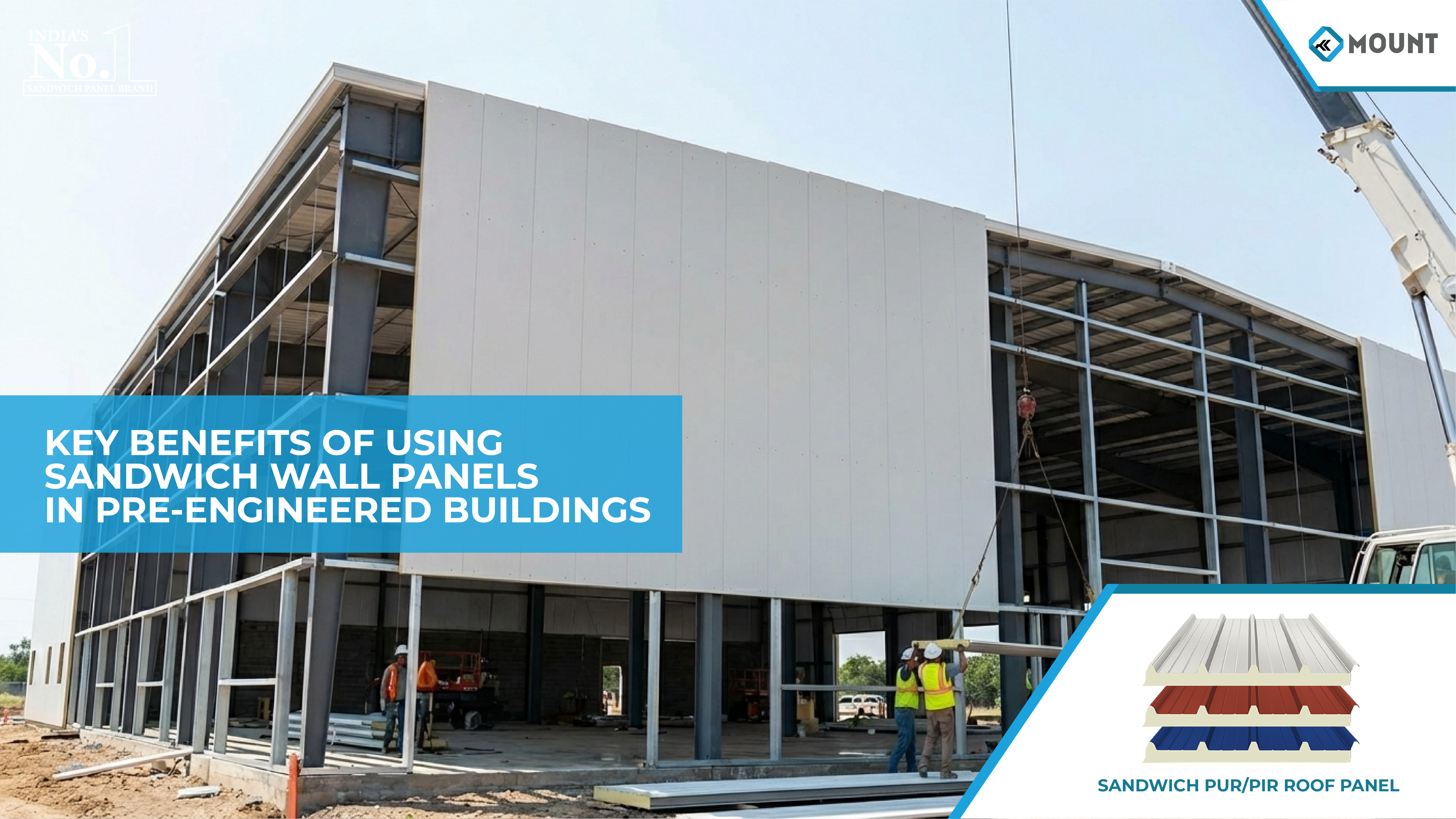 Key Benefits of Using Sandwich Wall Panels in Pre-Engineered Buildings