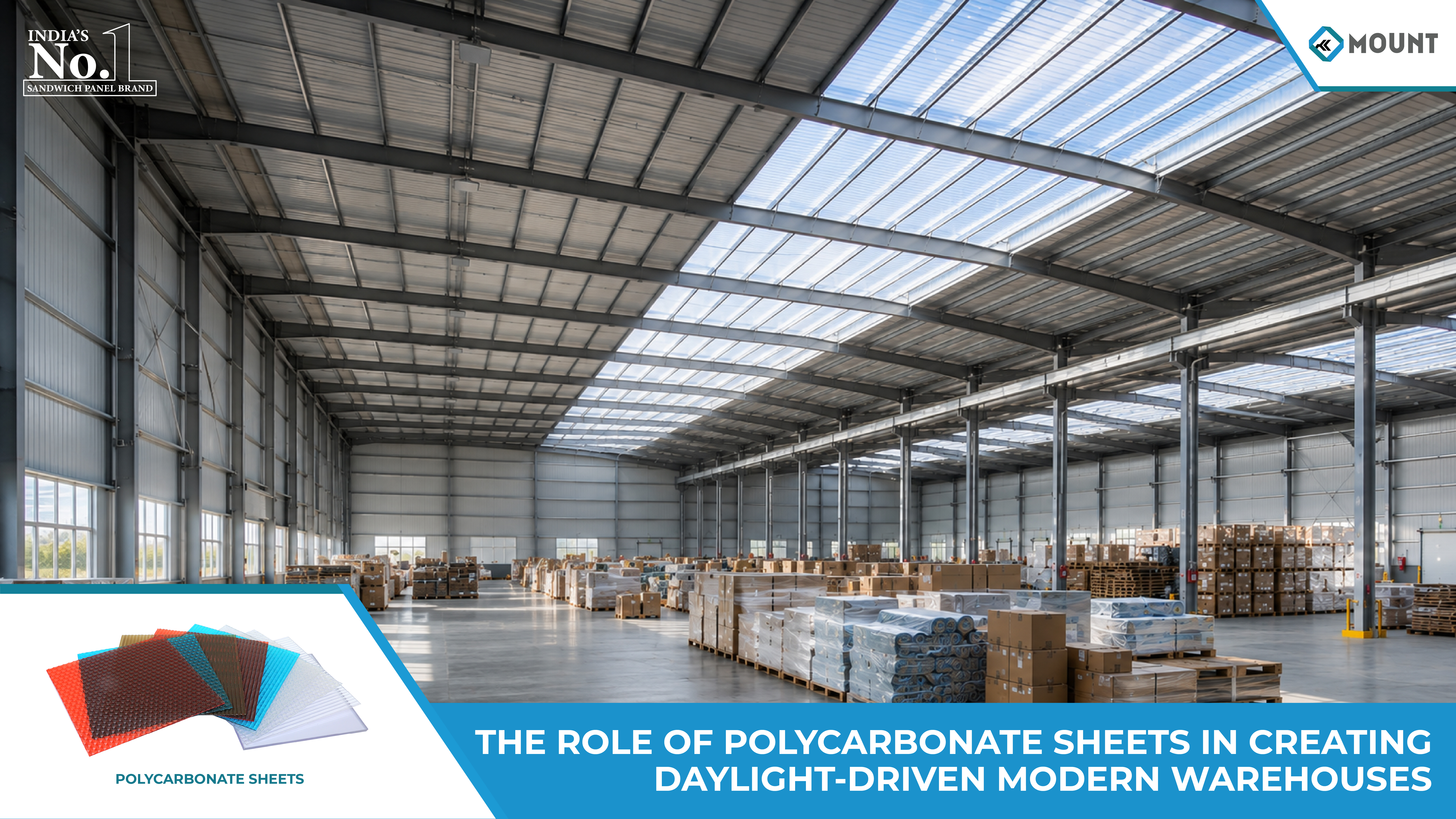 The Role of Polycarbonate Sheets in Creating Daylight-Driven Modern Warehouses