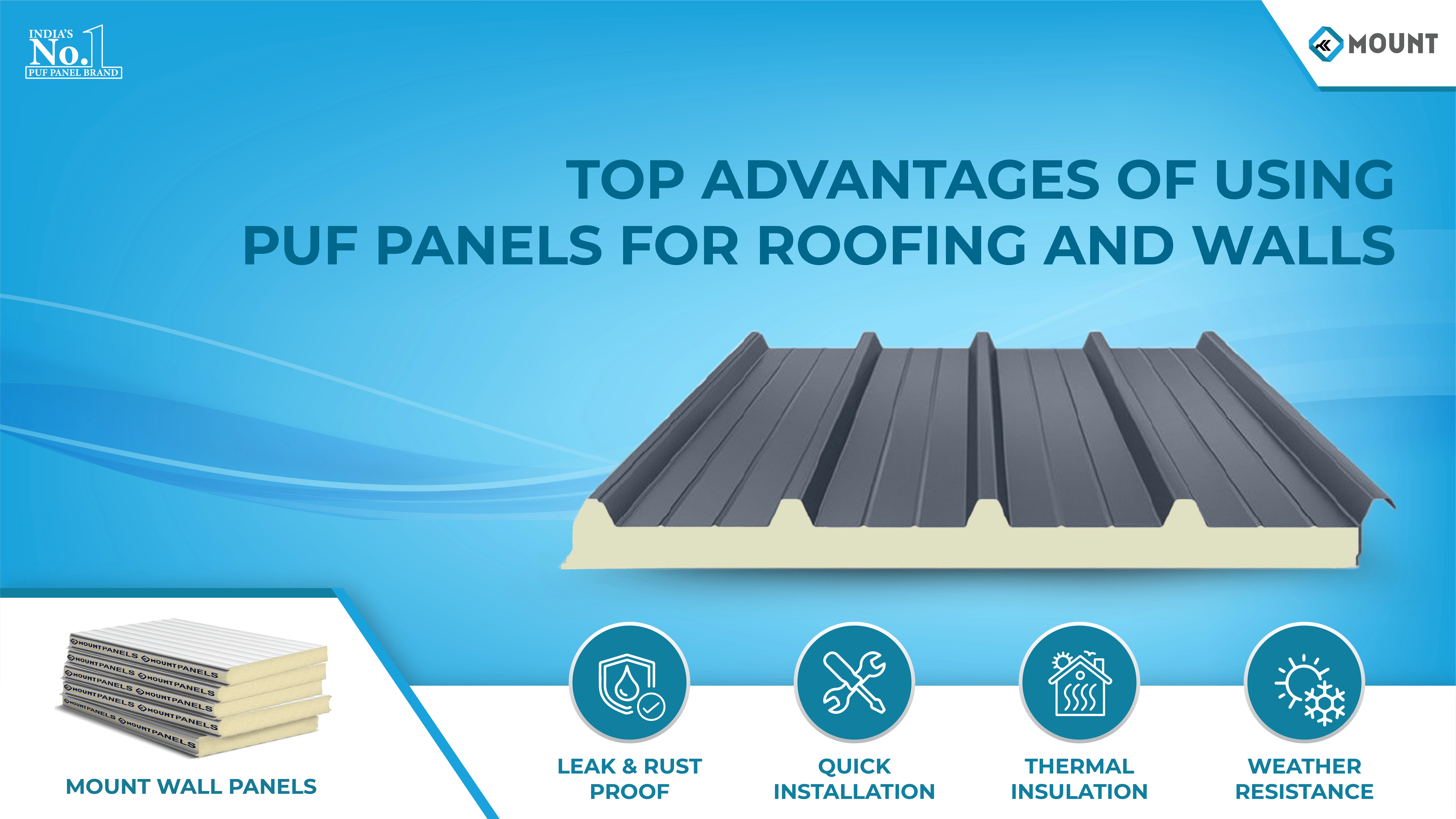 Top Advantages of Using PUF Panels for Roofing and Walls