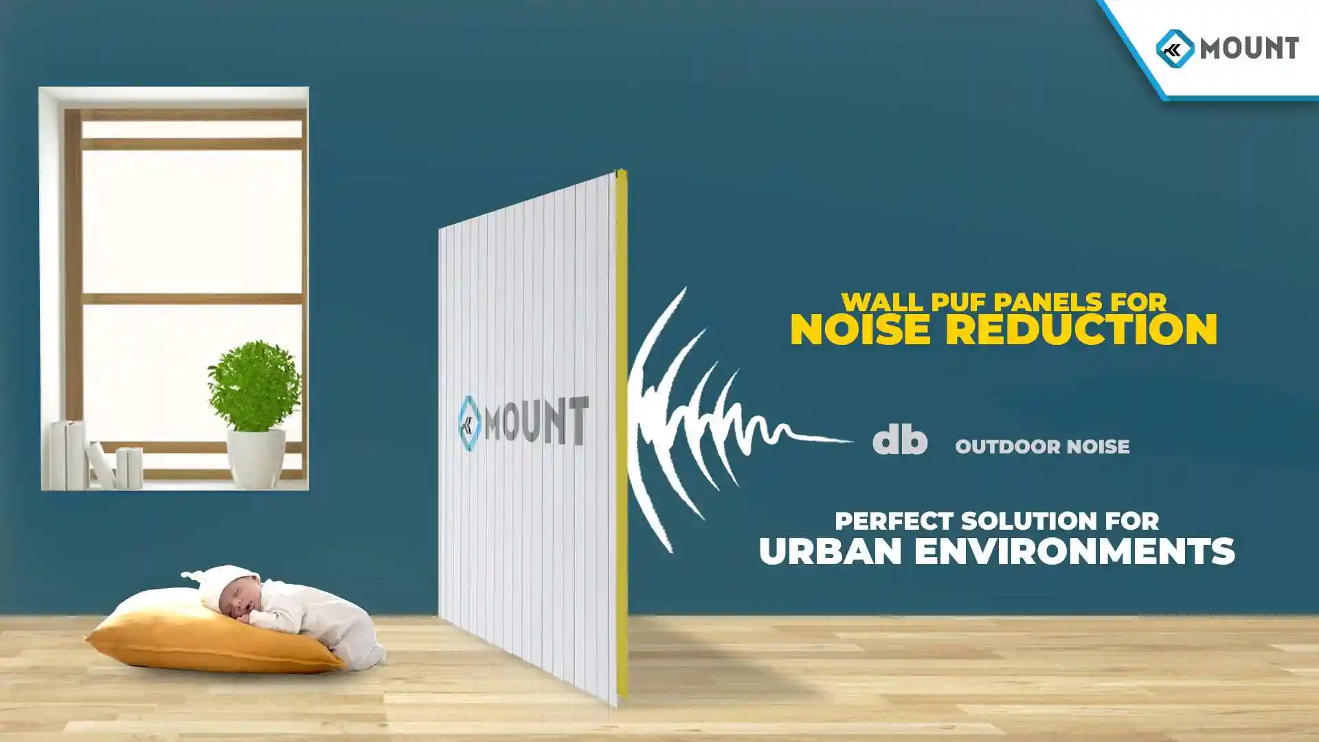 Wall PUF Panels for Noise Reduction: Perfect Solution for Urban Environments
