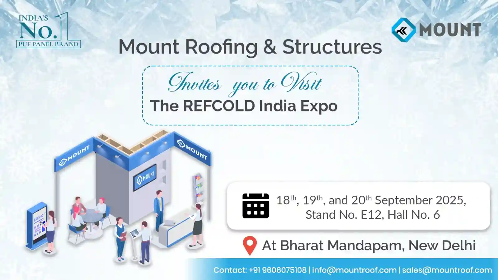 Mount at REFCOLD India Expo 2025: Advancing Cold Chain Solutions in New Delhi