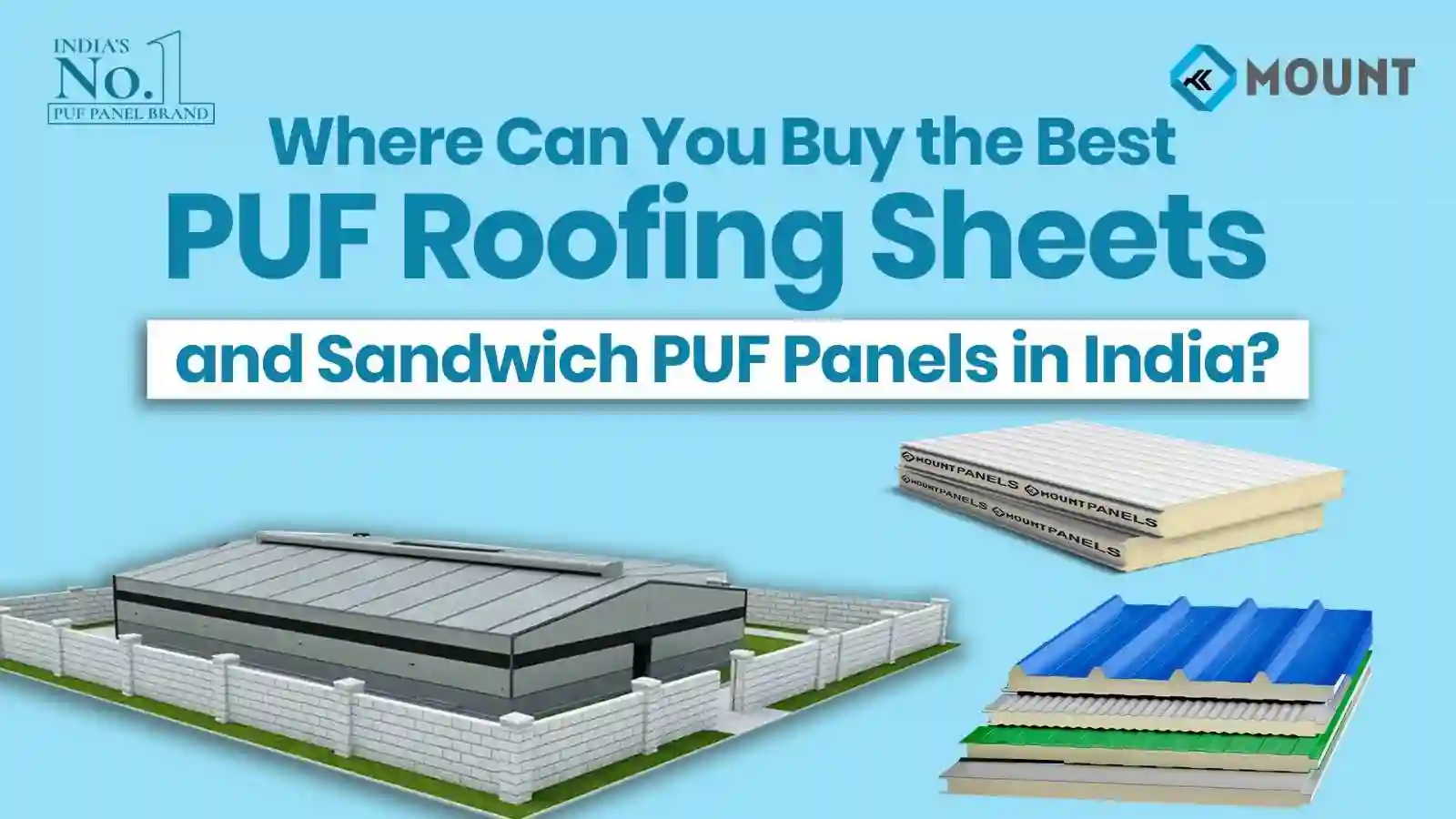 Where Can You Buy the Best PUF Roofing Sheets and Sandwich PUF Panels in India?