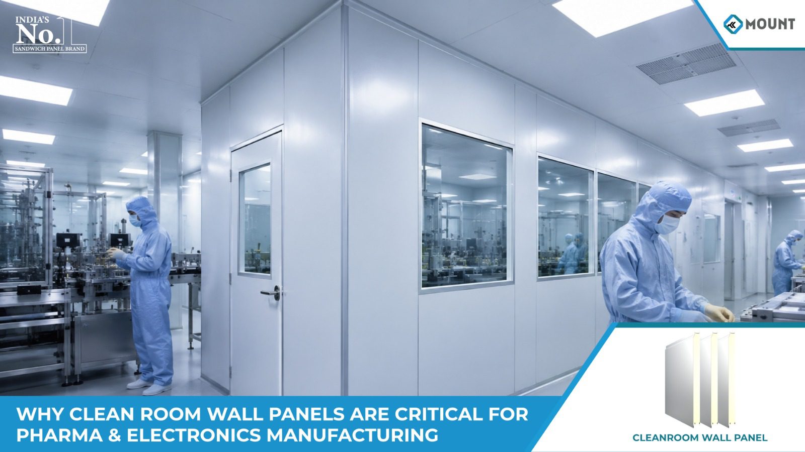 Why Clean Room Wall Panels Are Critical for Pharma & Electronics Manufacturing