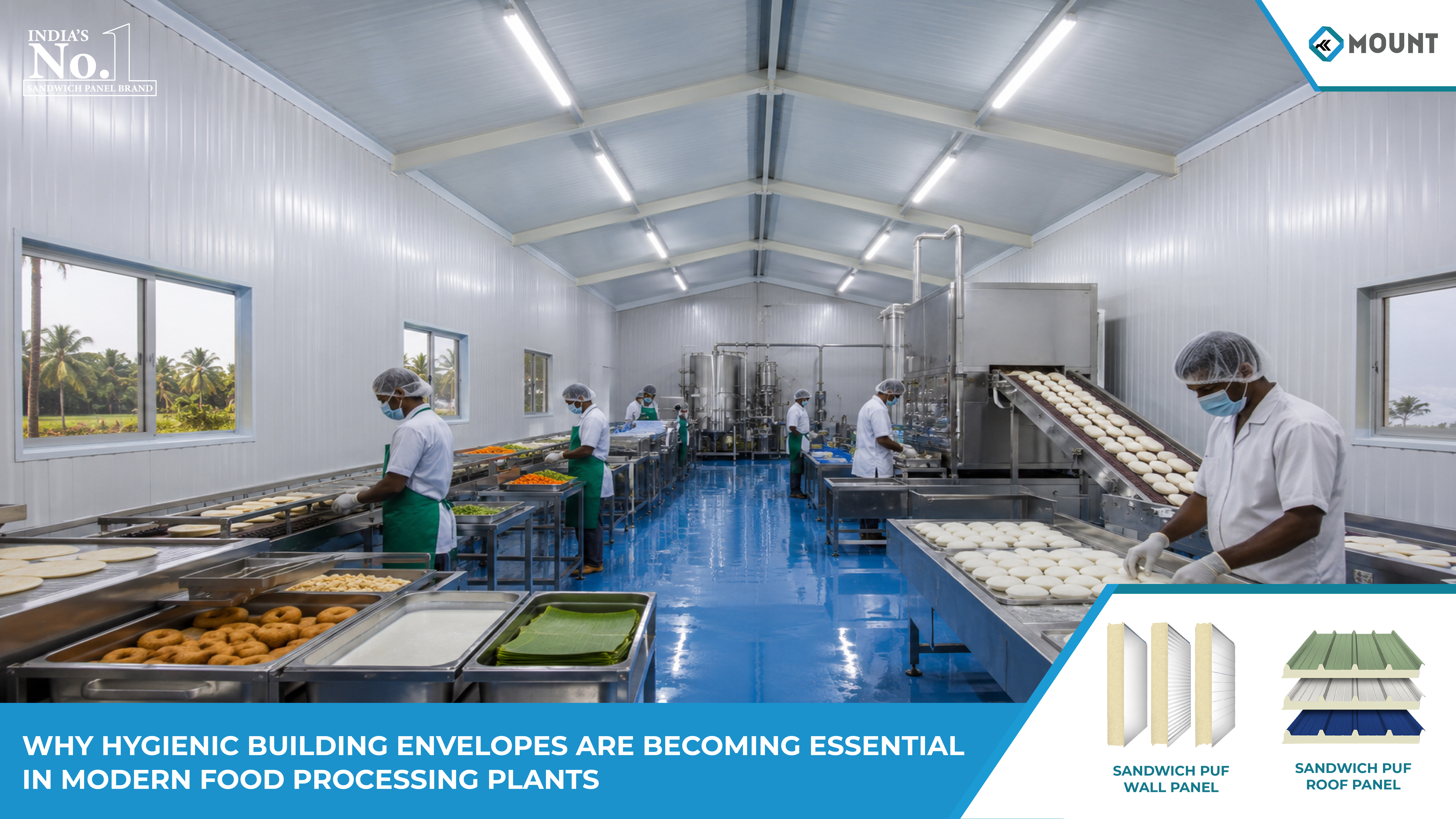 Why Hygienic Building Envelopes Are Becoming Essential in Modern Food Processing Plants