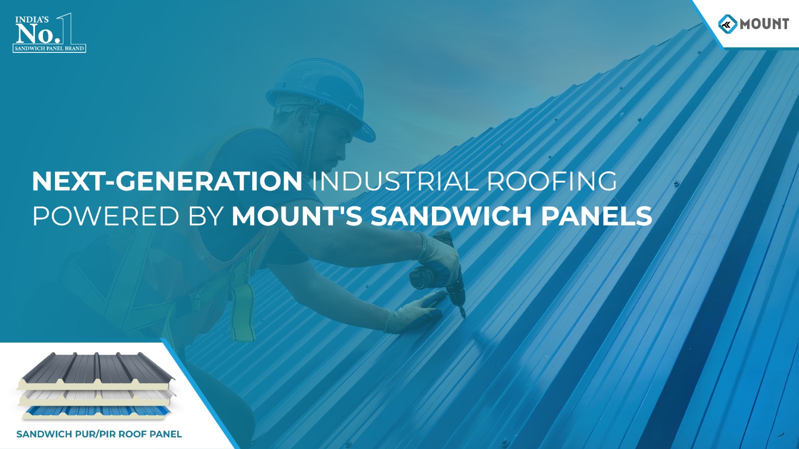 Next-Generation Industrial Roofing Powered by Mount’s Sandwich Panels