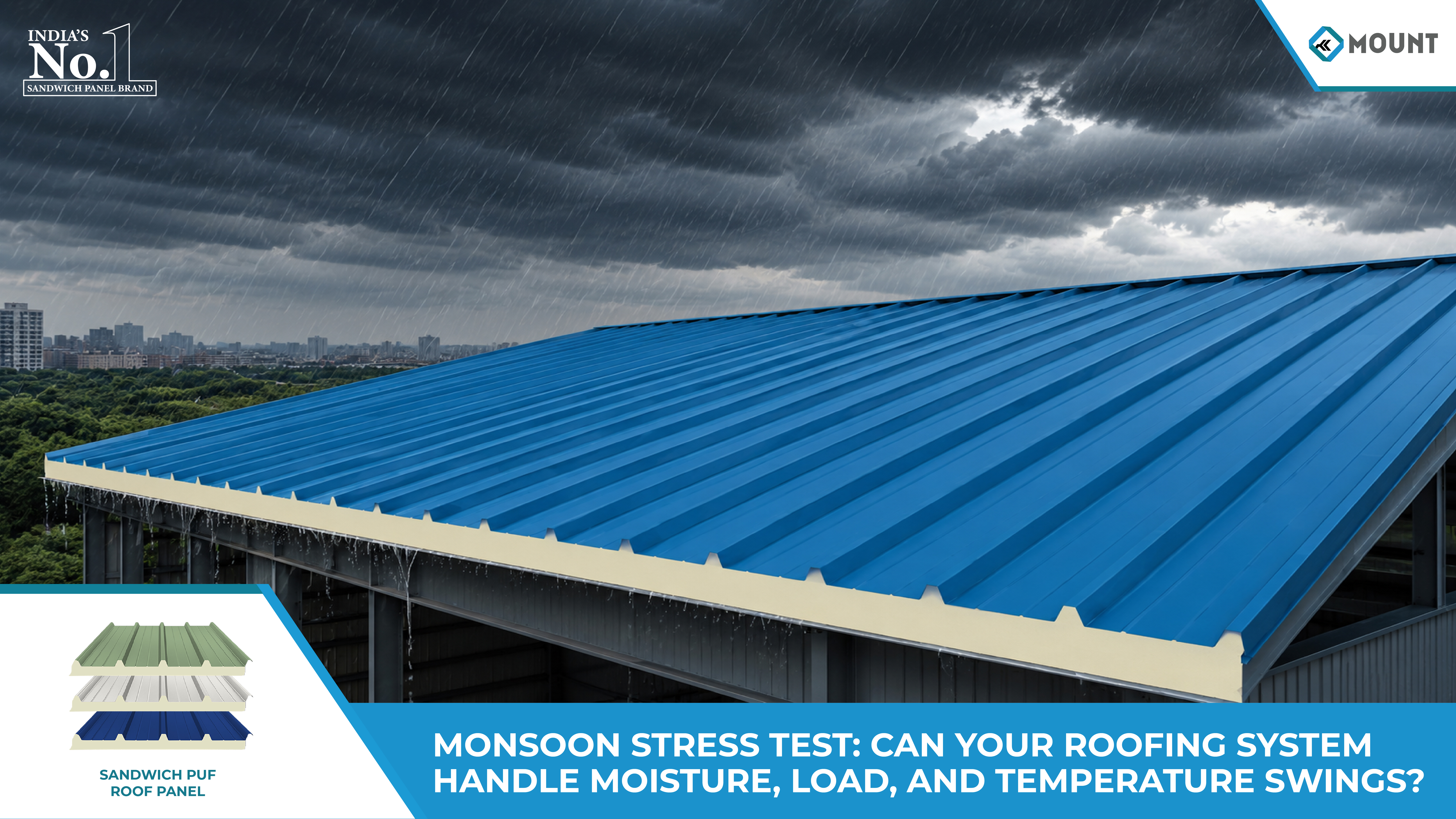 Monsoon Stress Test: Can Your Roofing System Handle Moisture, Load, and Temperature Swings?
