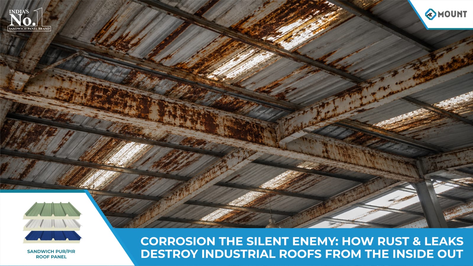 Corrosion The Silent Enemy: How Rust and Leaks Destroy Industrial Roofs from the Inside Out